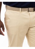Pantalon chino avec ceinture grande taille beige