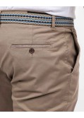 Pantalon chino avec ceinture grande taille grand taupe
