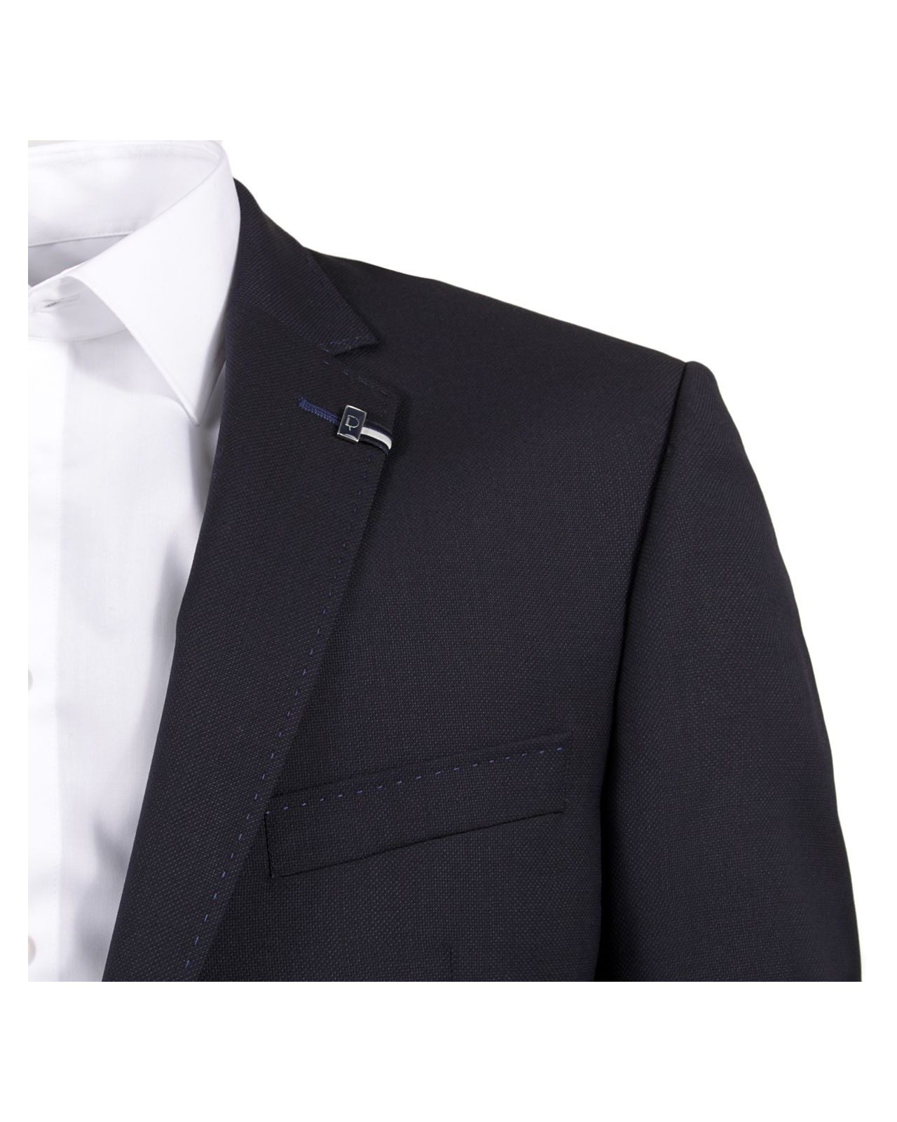 Blazer bleu marine : grande taille du 60 au 70