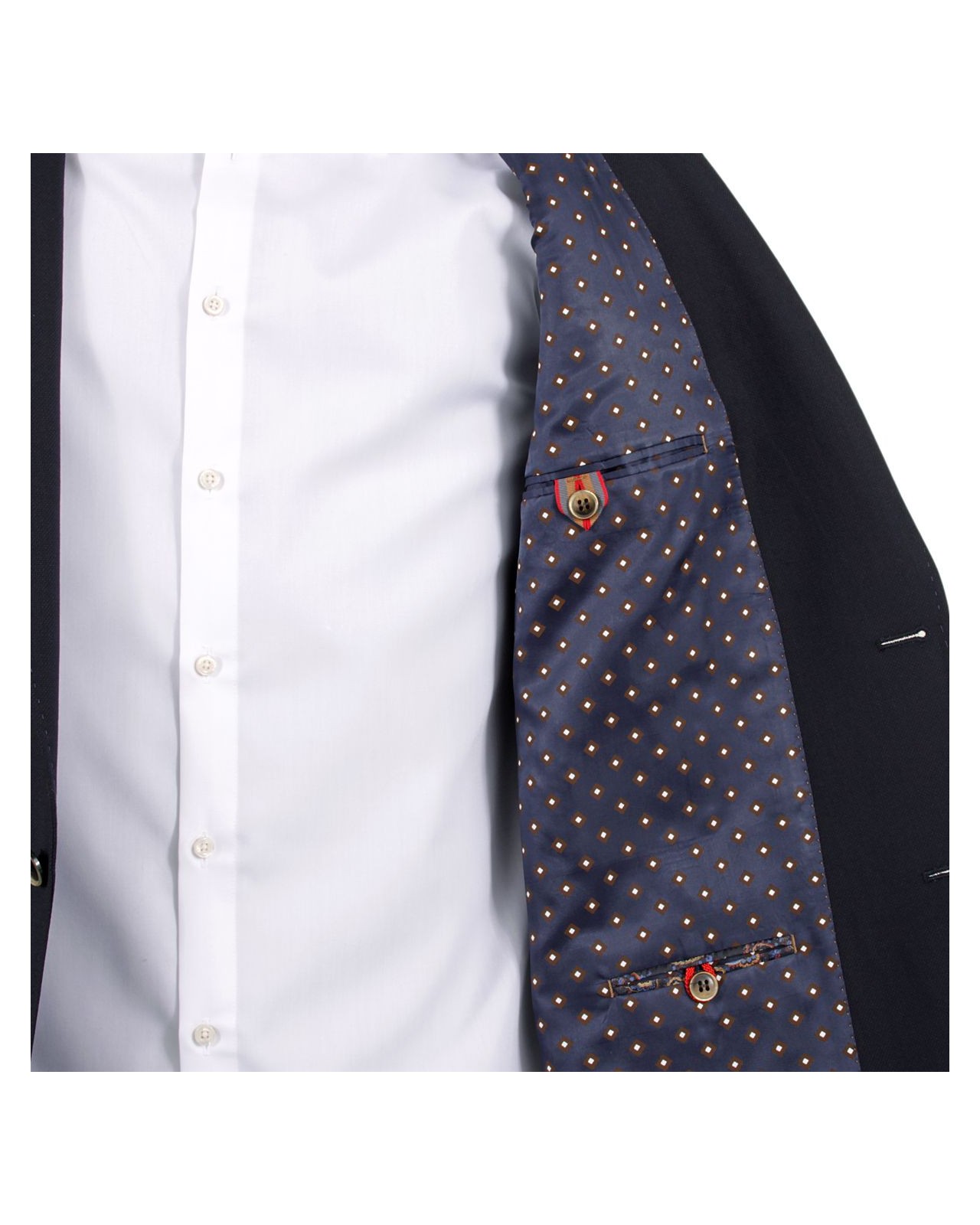 Blazer bleu marine : grande taille du 60 au 70