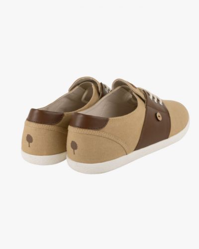 Sneakers Cypress en toile grande taille beige