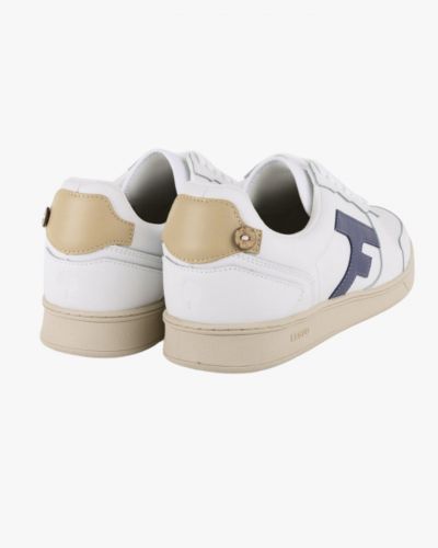 Sneakers Hazel en cuir grande taille blanc