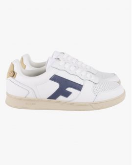 Sneakers Hazel en cuir grande taille blanc