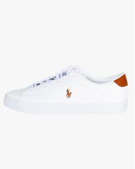 Sneaker Longwood grande taille en cuir blanc