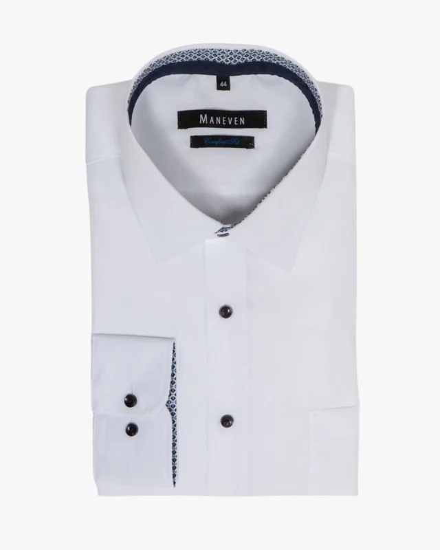 Chemise popeline grande taille blanche