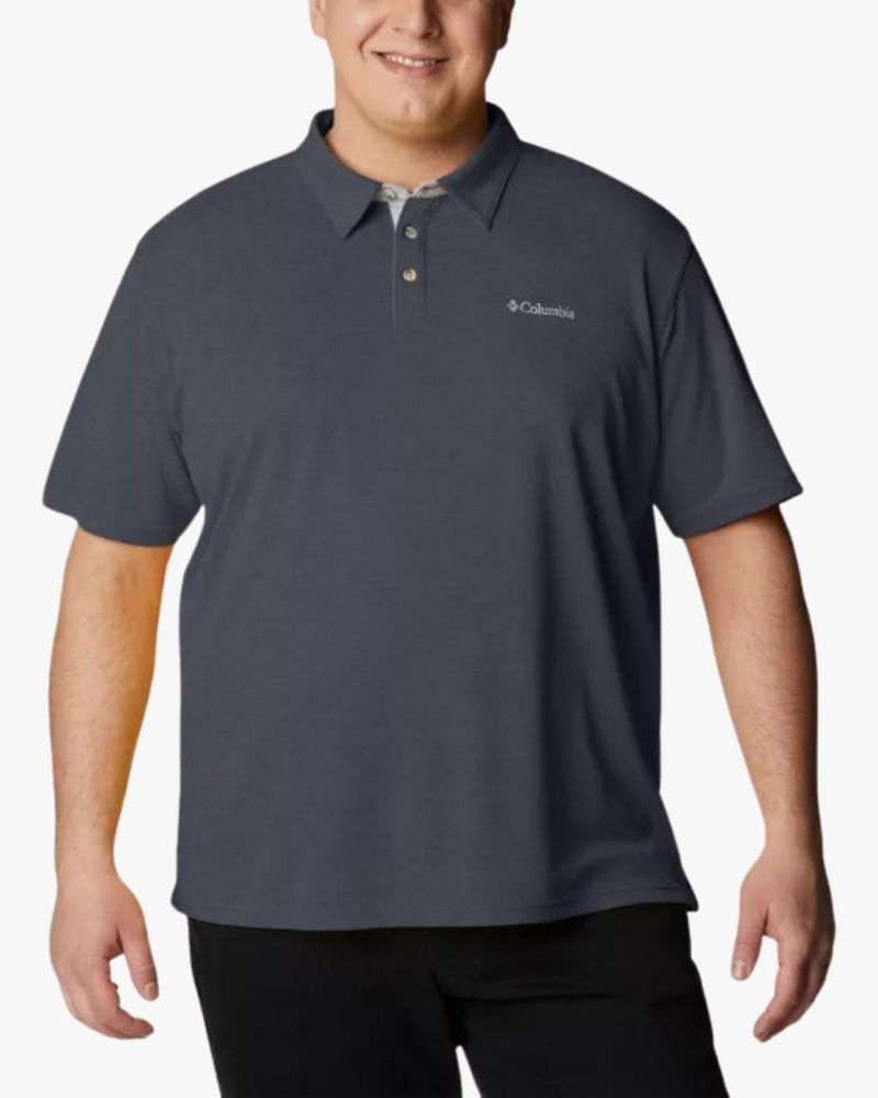 Polo grande taille anthracite