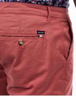 Short chino grande taille rouge