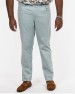 Pantalon chino grande taille vert amande