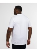 T-shirt col V grande taille blanc