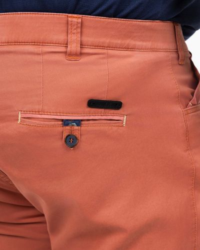 Pantalon chino twill grande taille rouge