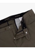 Pantalon chino twill grande taille vert kaki