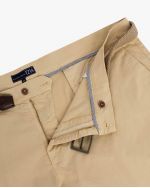 Pantalon chino avec ceinture grande taille beige