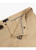 Pantalon chino avec ceinture grande taille beige