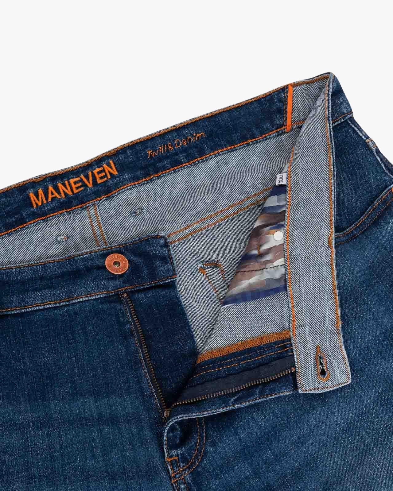 Jean grande taille bleu indigo