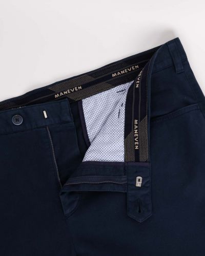 Pantalon chino twill grande taille bleu marine