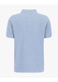 Polo Supima pour homme grand bleu clair