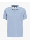 Polo Supima pour homme grand bleu clair