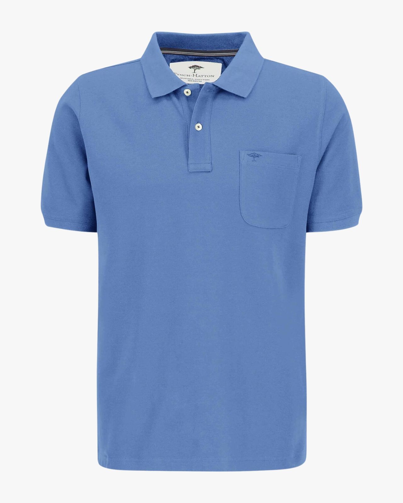 Polo Supima pour homme grand bleu