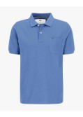 Polo Supima pour homme grand bleu