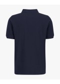 Polo Supima pour homme grand marine