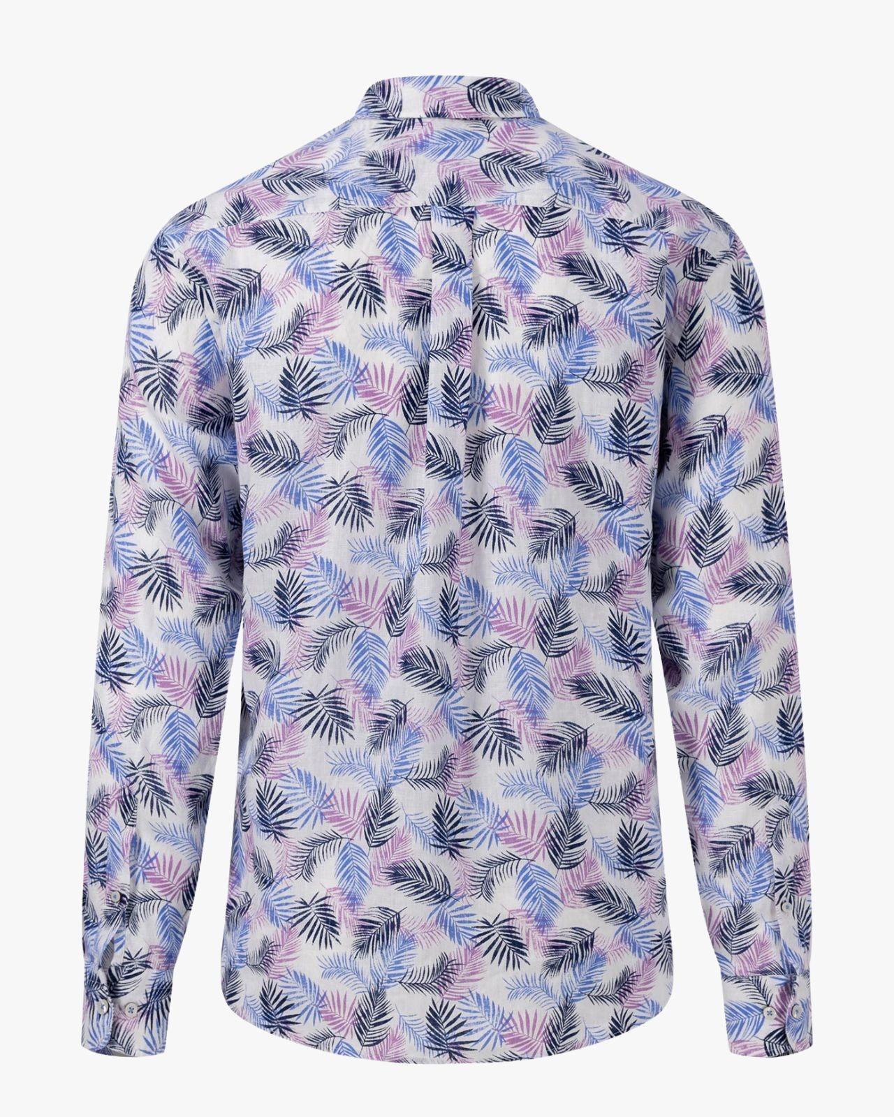 Chemise en lin manches extra-longues 72 cm violet