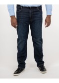 Jean 502 tapered grande taille bleu foncé