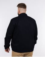 Blouson suspens grande taille bleu marine