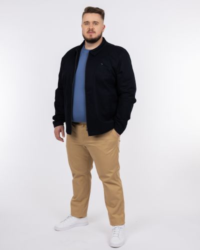 Blouson suspens grande taille bleu marine