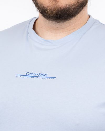 T-shirt avec dos graphique grande taille bleu ciel