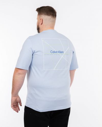 T-shirt avec dos graphique grande taille bleu ciel