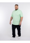 Polo piqué grande taille vert clair