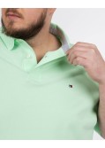 Polo piqué grande taille vert clair