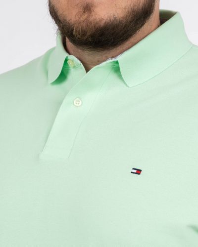 Polo piqué grande taille vert clair