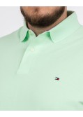 Polo piqué grande taille vert clair