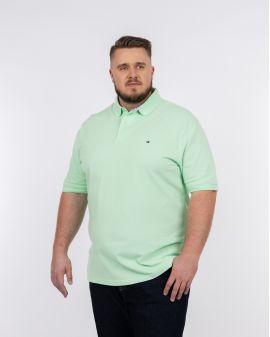 Polo piqué grande taille vert clair