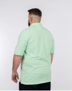 Polo piqué grande taille vert clair