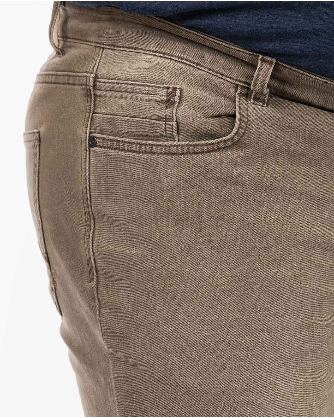 Jean Madison grande taille beige