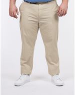 Pantalon chino Genua grande taille beige