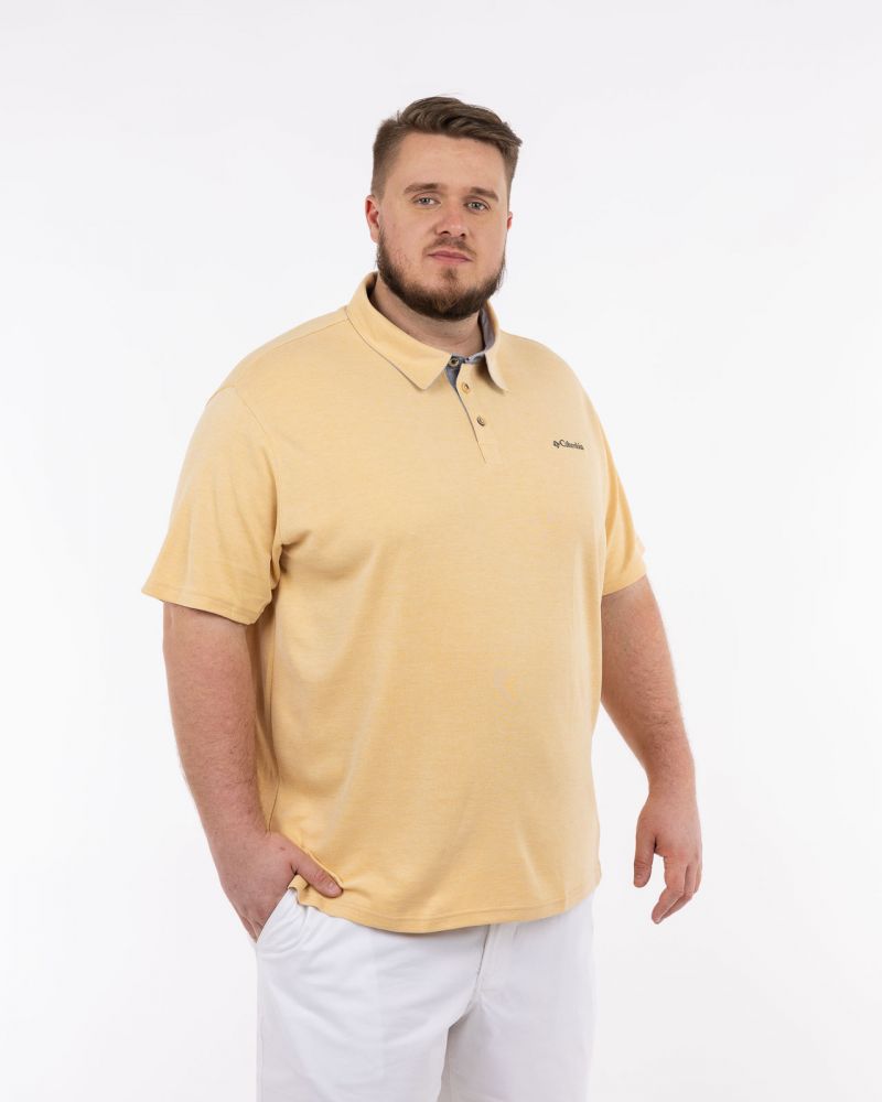 Polo grande taille beige