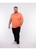 Polo Paddy grande taille corail