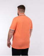 Polo Paddy grande taille corail