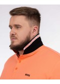 Polo Paddy grande taille corail