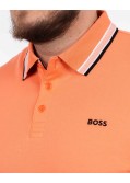 Polo Paddy grande taille corail