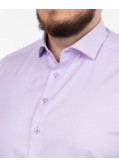 Chemise twill non iron grande taille violet