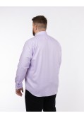 Chemise twill non iron grande taille violet