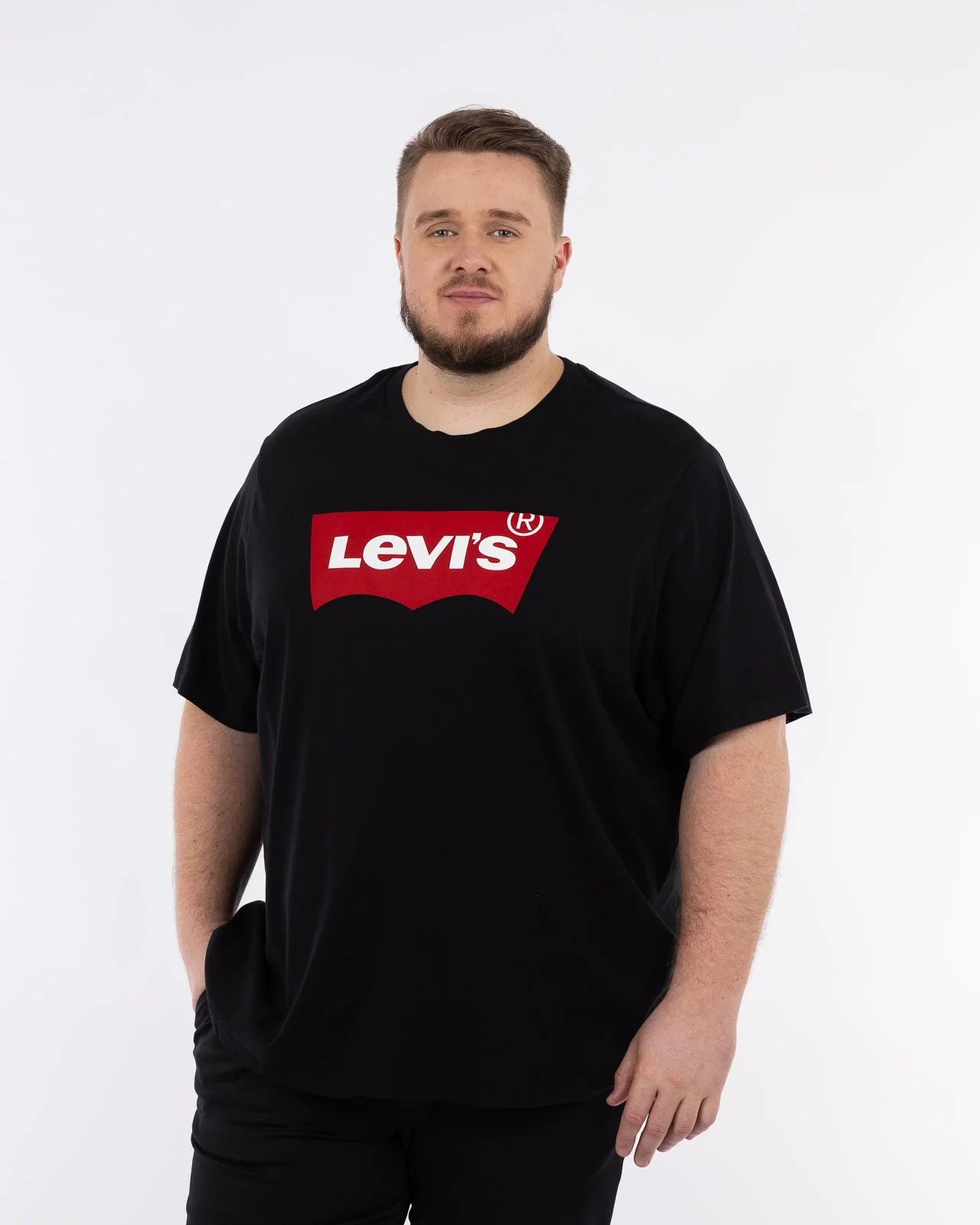 T-shirt grande taille noir