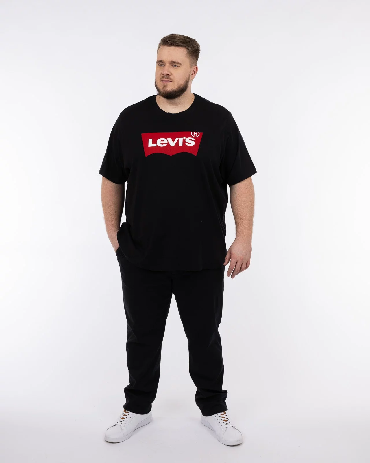 T-shirt grande taille noir