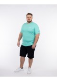 Tee shirt grande taille bleu