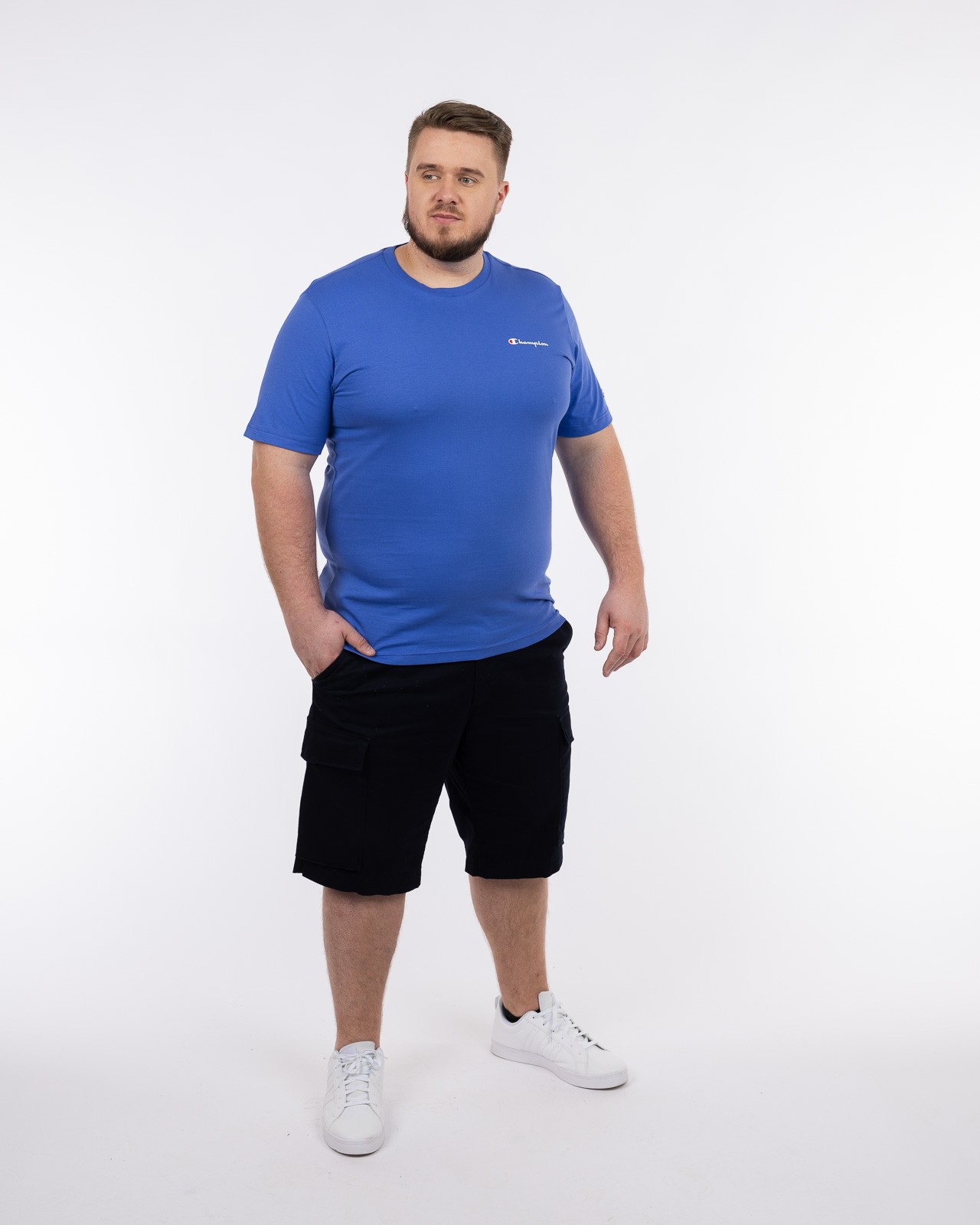 Tee shirt grande taille bleu roi
