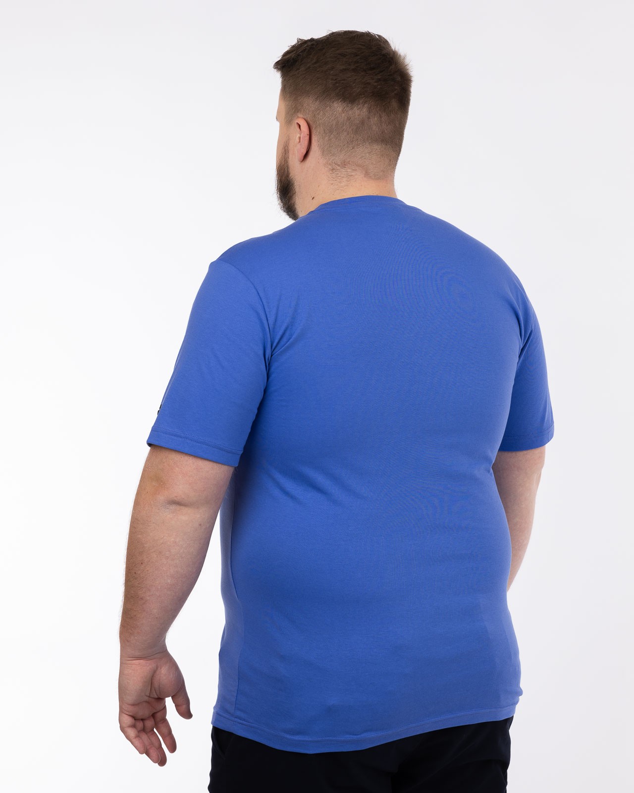 Tee shirt grande taille bleu roi